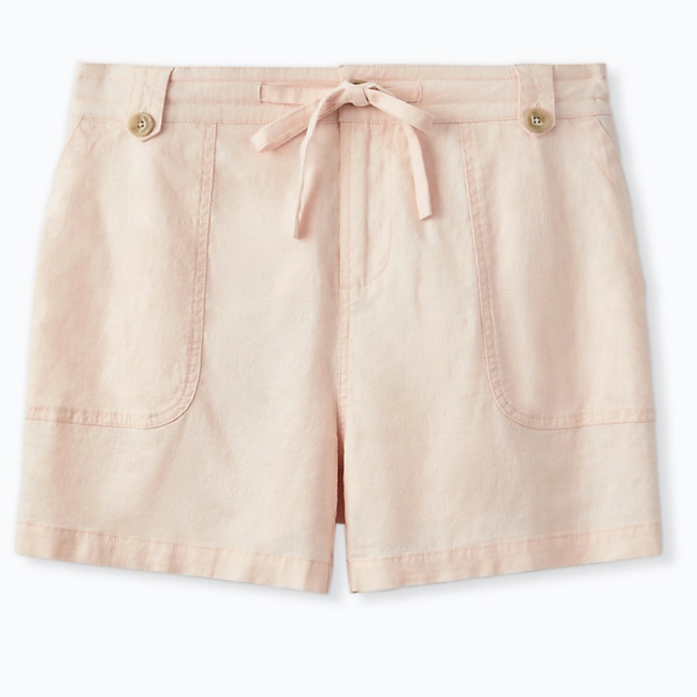 Light Pink Drawstring Shorts